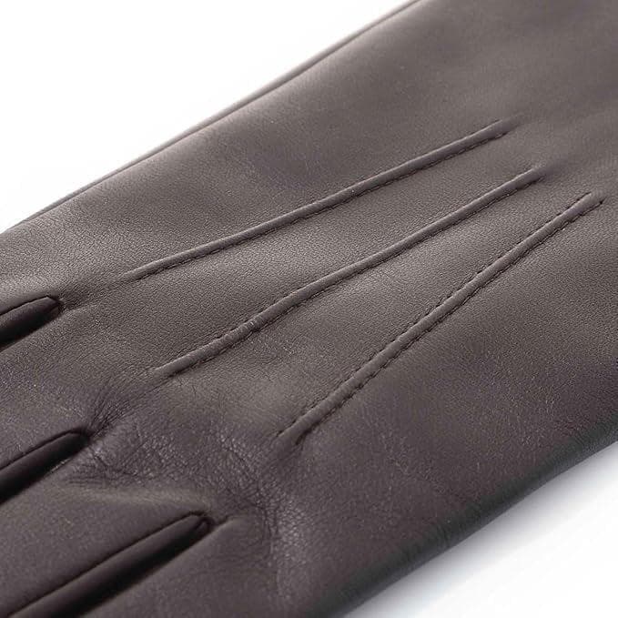DENTS BATH 9001 ブラック レザー手袋　BLACK7.5 カシミヤ