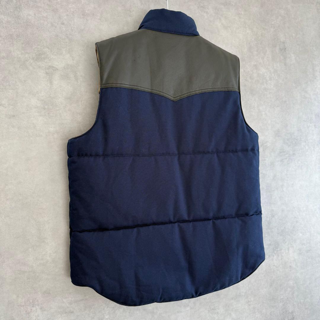 美品 BEN DAVIS ベンデイビス 中綿ベスト ネイビー XL