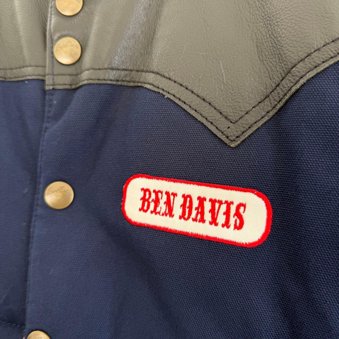 美品 BEN DAVIS ベンデイビス 中綿ベスト ネイビー XL
