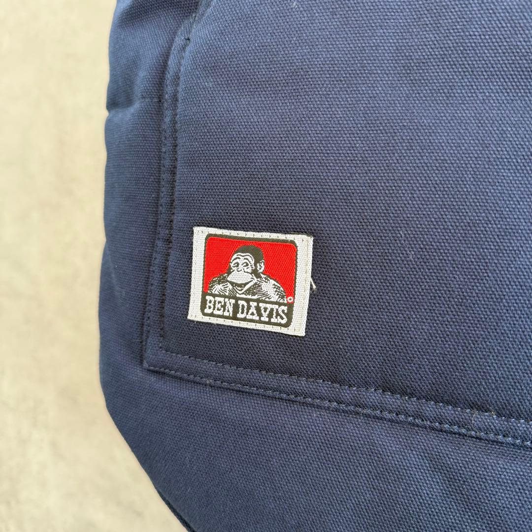 美品 BEN DAVIS ベンデイビス 中綿ベスト ネイビー XL