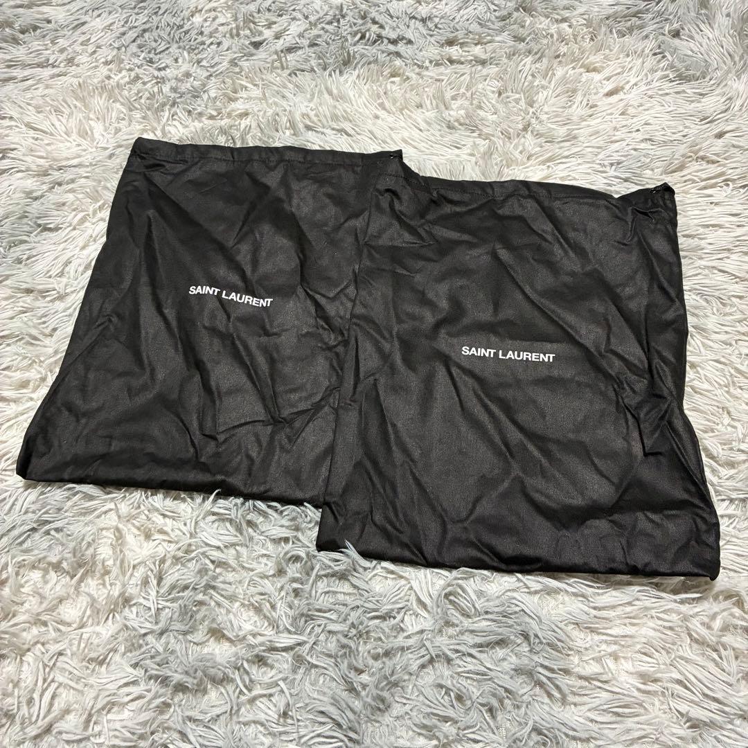 【新品未使用】SAINT LAURENT 本革 エナメル 38 イタリア製 箱○