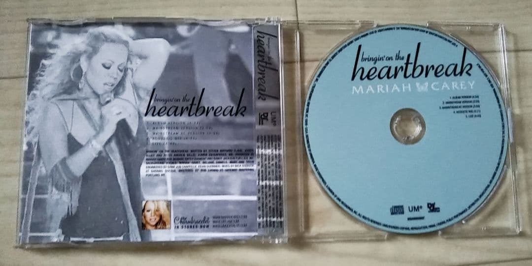 MARIAH CAREY マライア・キャリー　ブリギン・オン・ザ・ハートブレイク