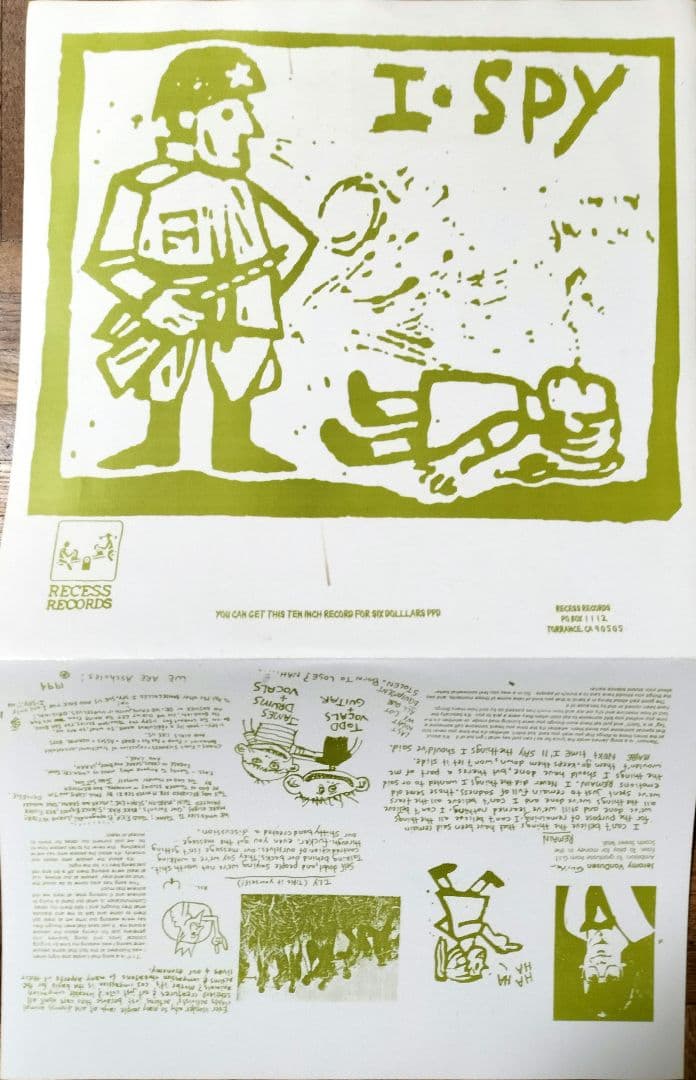 Propagandhi / I-SPY 10\" スプリット盤