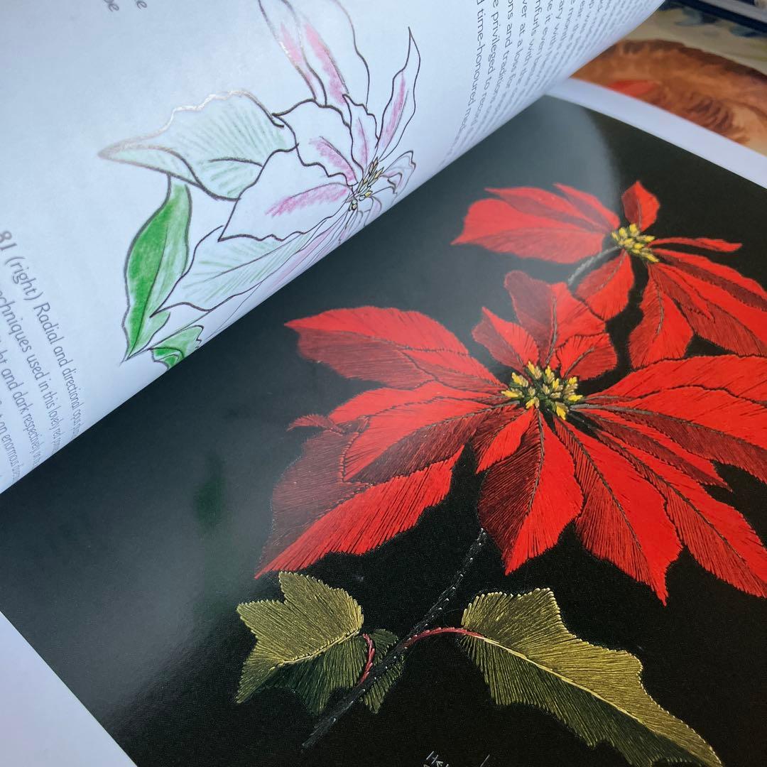洋書　刺繍　EMBROIDERER'S YEAR　Helen M. Steven
