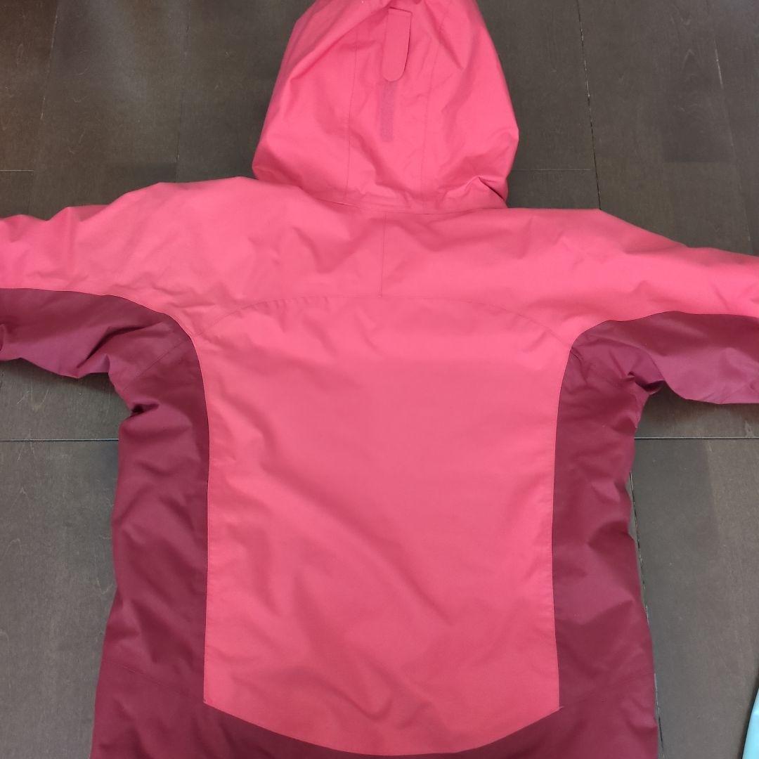 mont-bell　子ども用スキーウェア　上下セット　赤