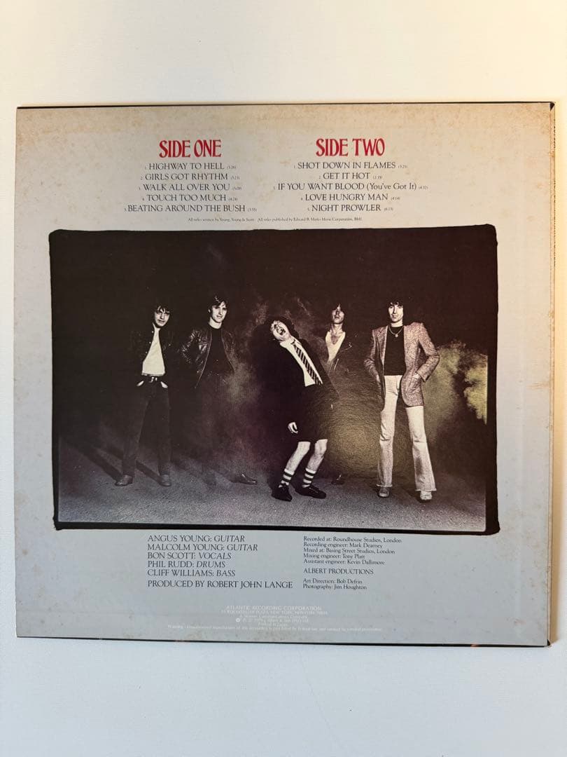 国内盤 LPレコード AC/DC Highway to Hell