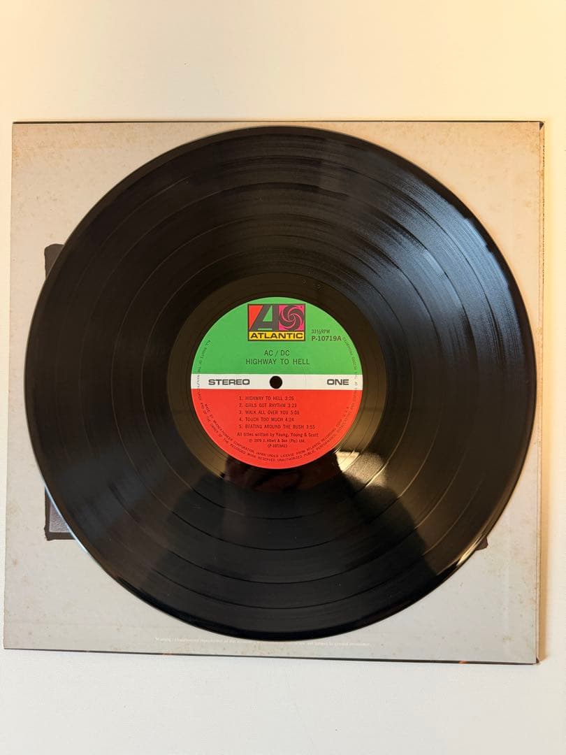 国内盤 LPレコード AC/DC Highway to Hell
