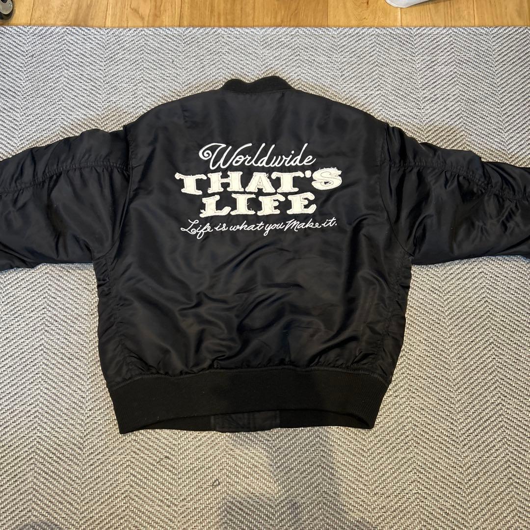 ブラック MA-1ジャケット that's life
