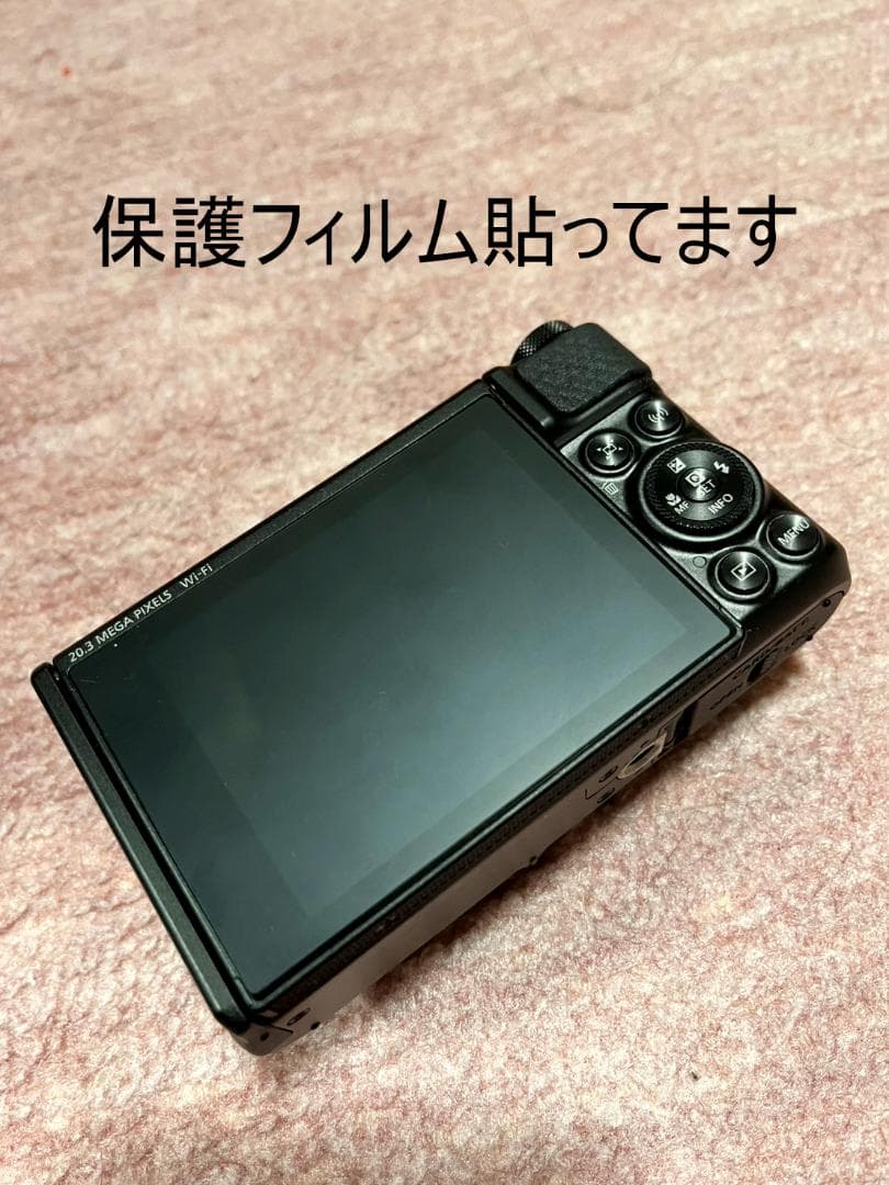 キヤノンPowerShot SX740 HS ブラックと予備のバッテリーとケース