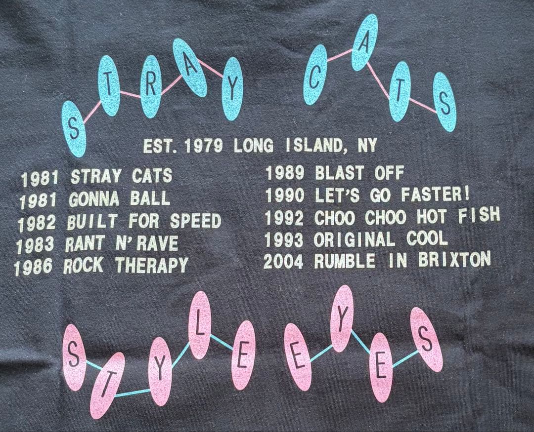 Stray Cats 東洋エンタープライズ Tシャツ Mサイズ未使用新品。