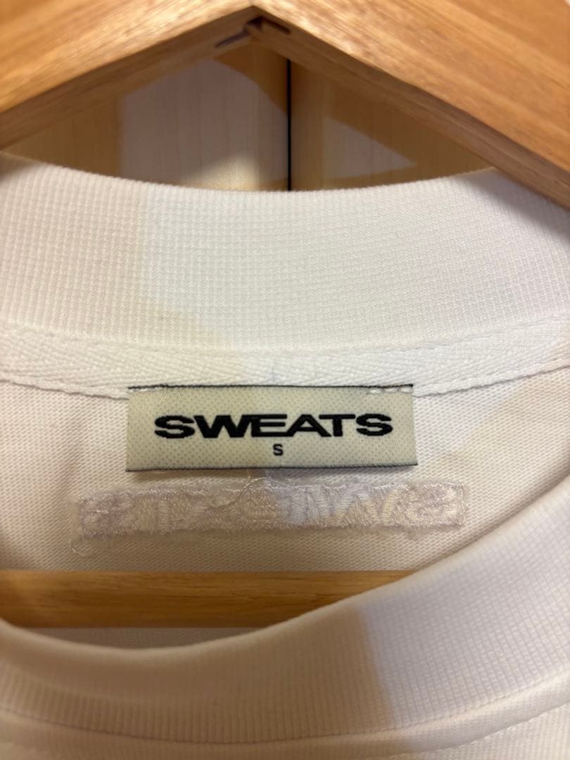 SWEATS collective ホワイト ロングTシャツ Ｓ