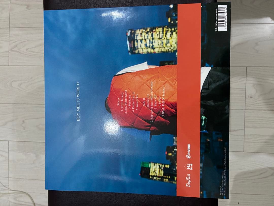 仙人掌『BOY MEETS WORLD』LP 完全限定生産