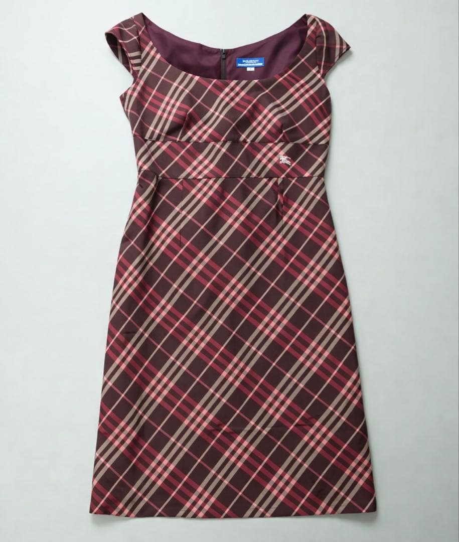 極美品 BURBERRY BLUE LABEL ノバチェック ワンピース 36