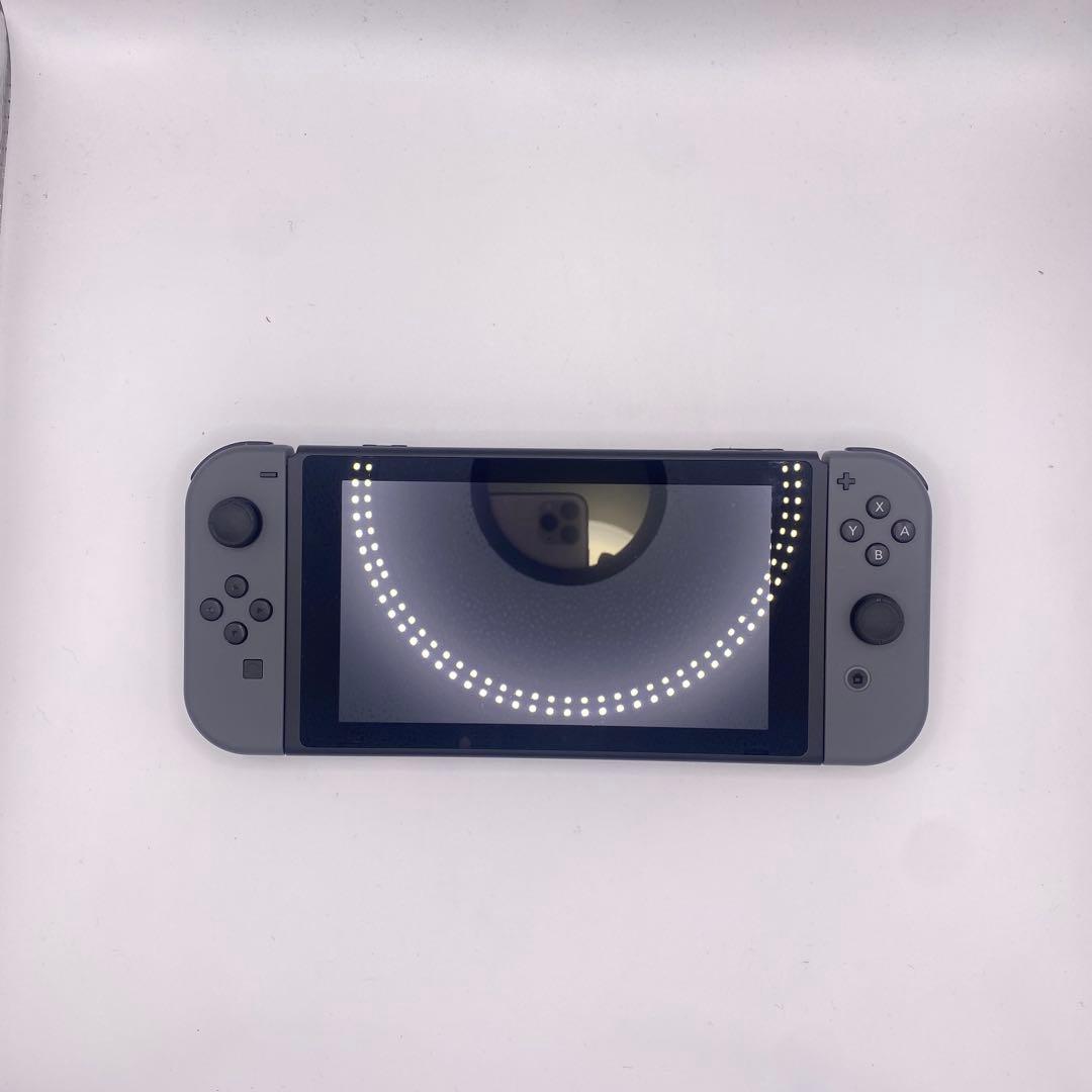 【美品】Switch本体 グレー バッテリー強化版＋256GB SDカード付き