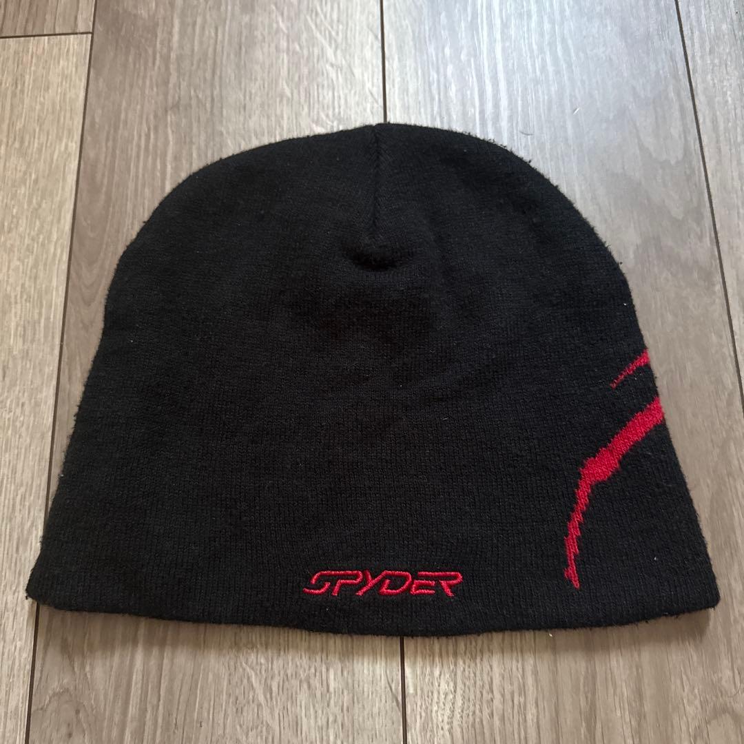 Supreme Spider ビーニー 黒/赤　最安値