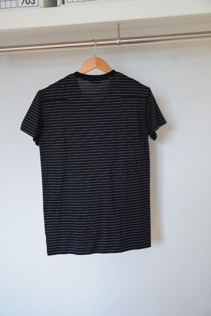 Dior Homme 09AW Bee刺繍 ボーダーカットソー XS