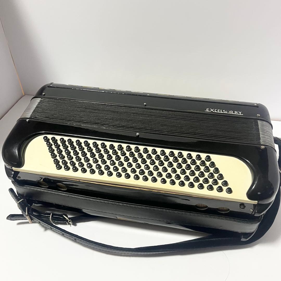 【som】EXCELSIOR エキセルシャー アコーディオン 41 現状品