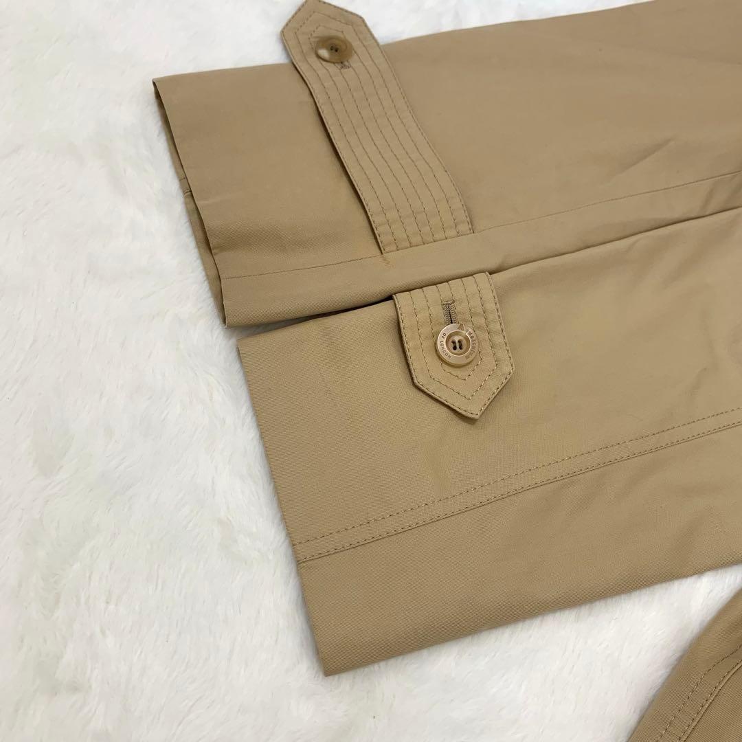 むう様 Aquascutum ステンカラーコート クラブチェック コットン