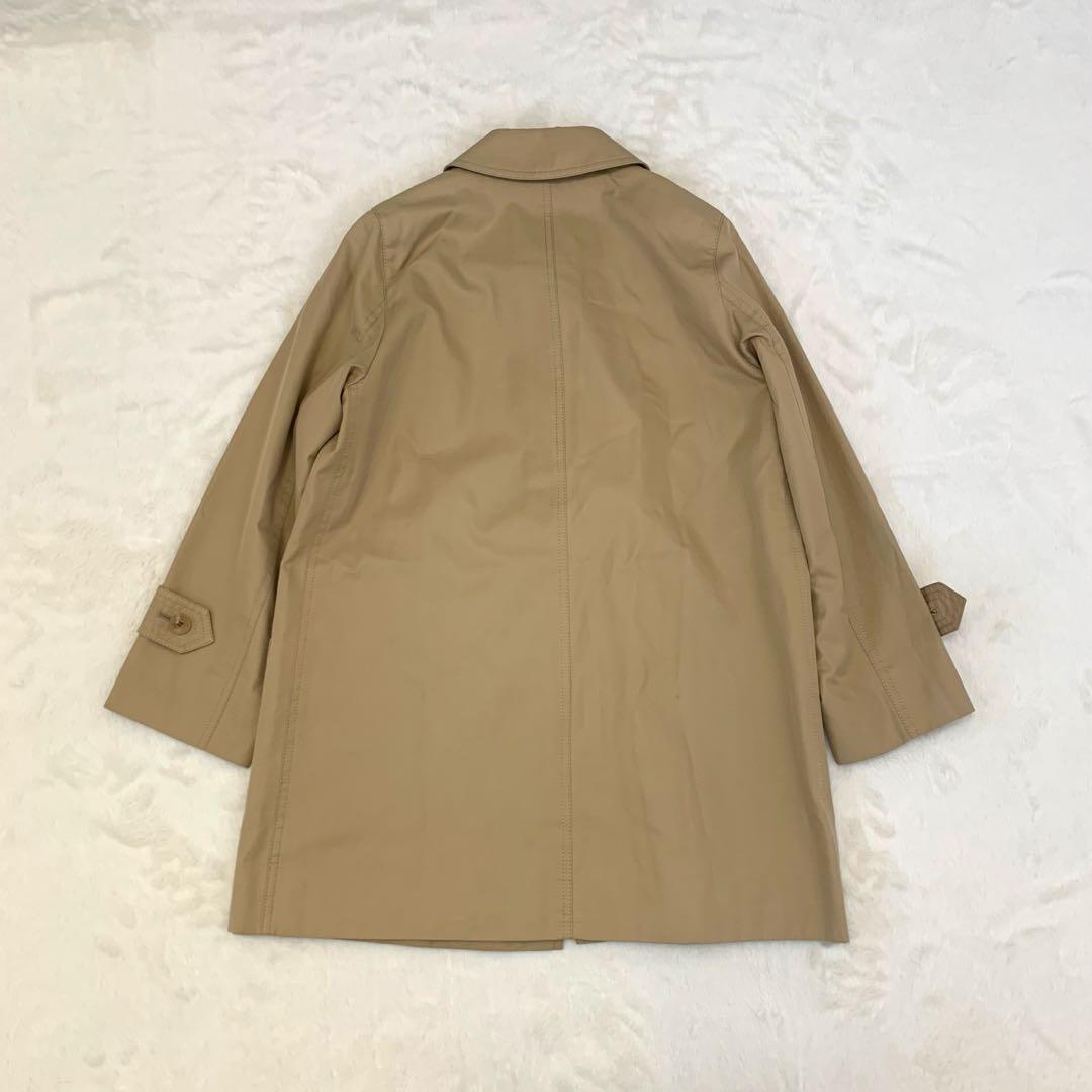 むう様 Aquascutum ステンカラーコート クラブチェック コットン