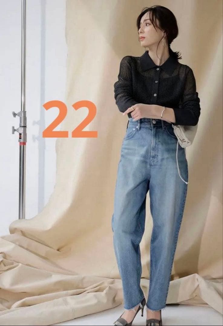 YANUK × anuans Curvy Denim ハイウエスト デニム