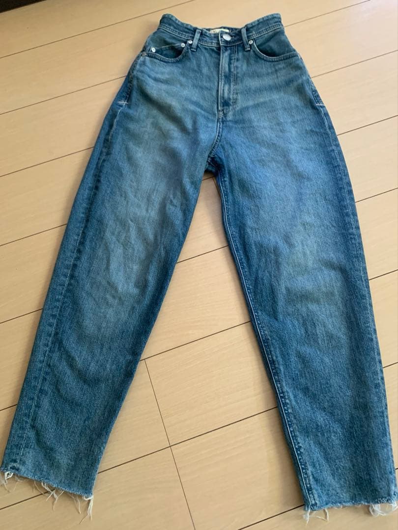 YANUK × anuans Curvy Denim ハイウエスト デニム