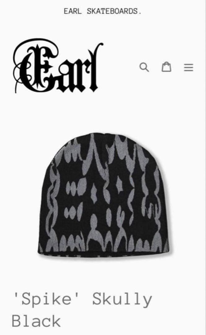 earl skateboardsビーニー