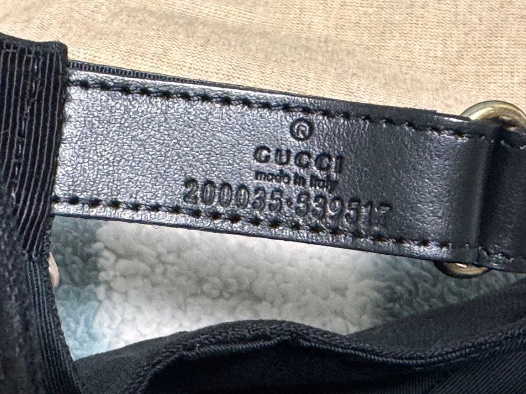 Gucci GG キャップ 帽子 ブラック 箱付き