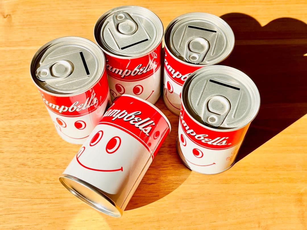 ヴィンテージ キャンベル 100周年記念 貯金箱 5個セット