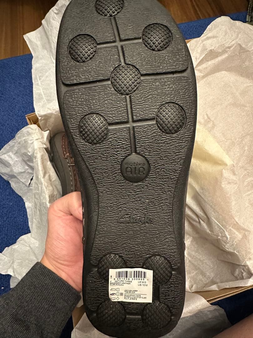未使用品 Clarks Nature Three 3 27.0cm