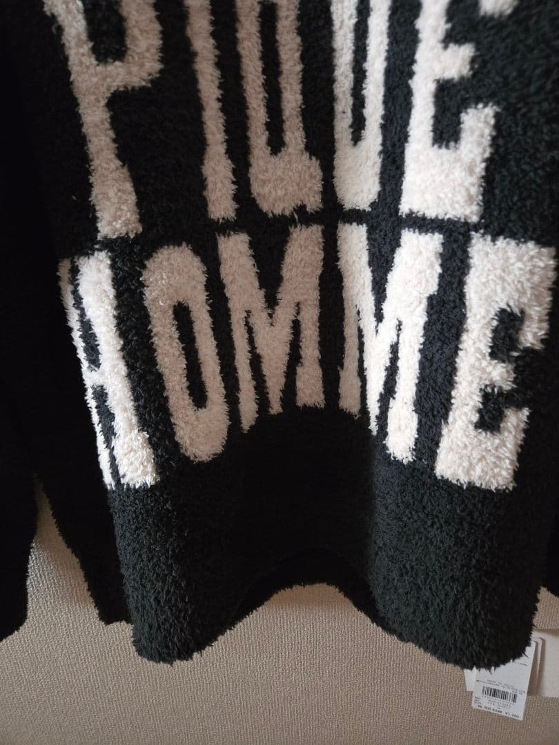 ジェラートピケHOMME パウダービッグロゴ プルオーバー M タグ付き最安値