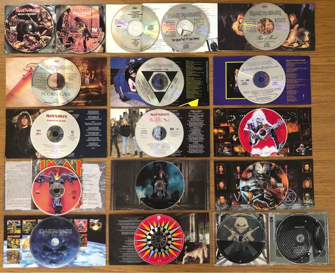IRON MAIDEN CD16枚セット（ボーナスCD、DVDあり）