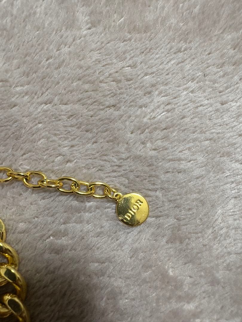 Dior ゴールドチェーンネックレス