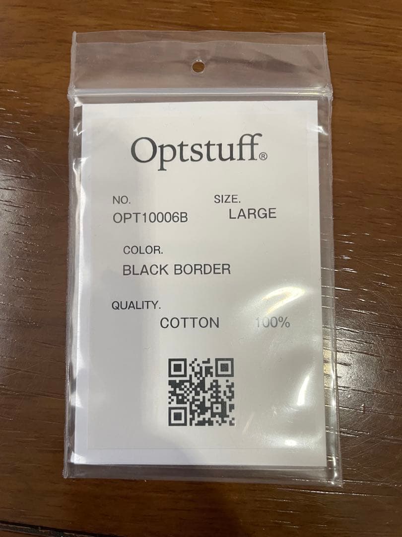 OPTSTUFF ブラック　Tシャツ