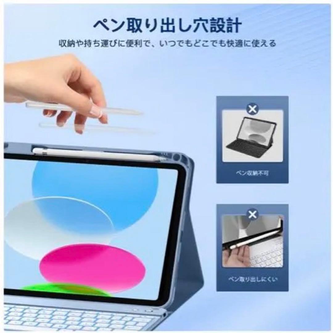 新品 iPadキーボードケース HETHOT JIS配列 11世代 A16 紺
