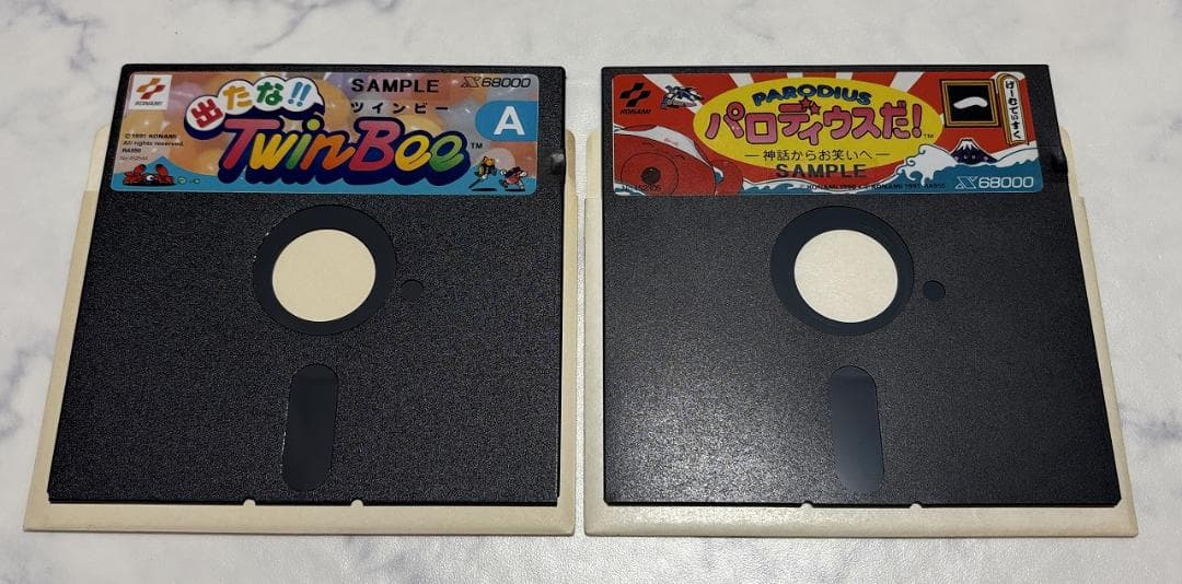 【X68000】パロディウスだ！+店頭デモディスク【コナミ】