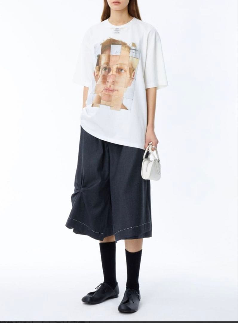 Ader Error 顔プリント Tシャツ