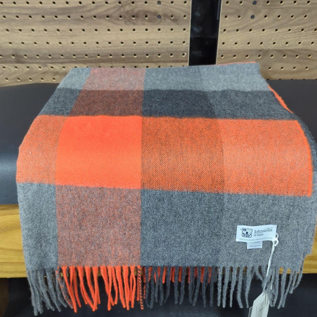 【週末限定価格】JOHNSTONS OF ELGIN 　カシミヤストール