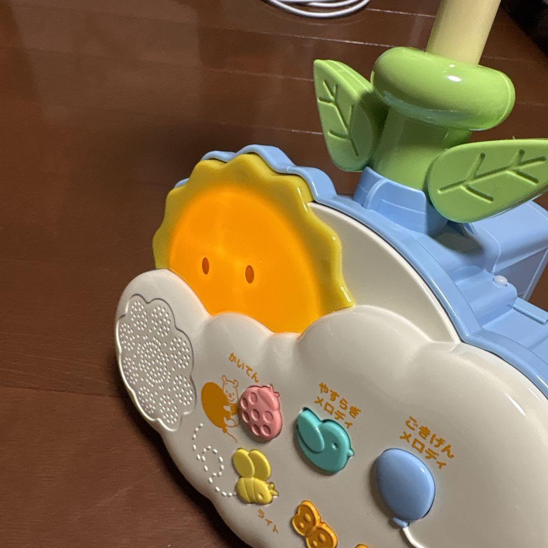 【美品】 くまのプーさん えらべる回転6wayジムにへんしんメリー プーメリー