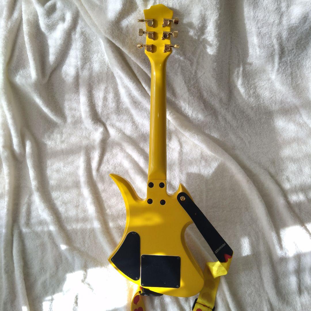 BURNY YH-JR hideモデル アンプ内蔵 モッキンバード ギター