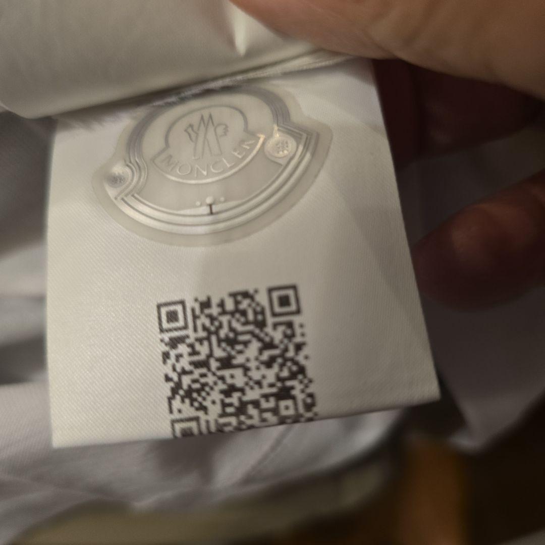 MONCLER ホワイト ロングTシャツ 美品！！値下げ