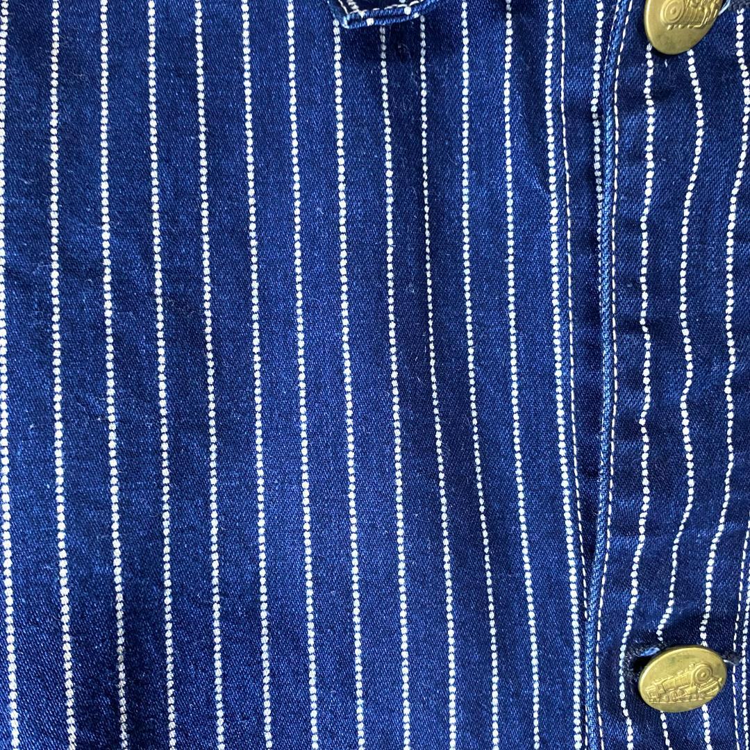 ジャケット・アウター 8HU INDIGO WABASH STRIPE CHORE JACKET 40
