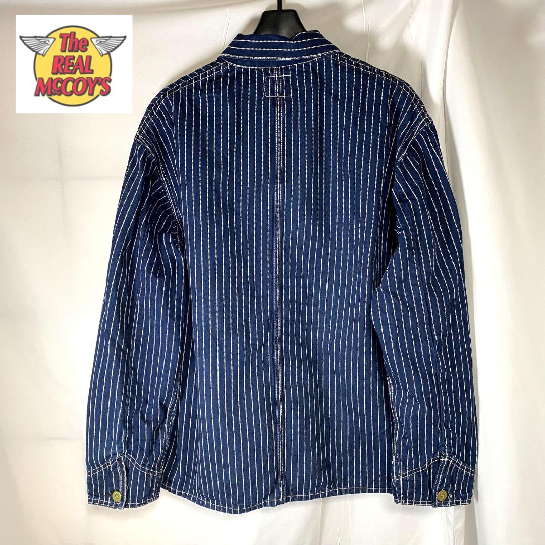 ジャケット・アウター 8HU INDIGO WABASH STRIPE CHORE JACKET 40