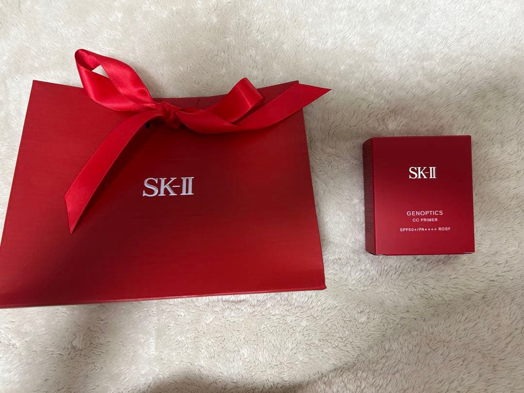 新品未使用SK-II ジェノプティクス CC プライマー　ロージーピンク　30g
