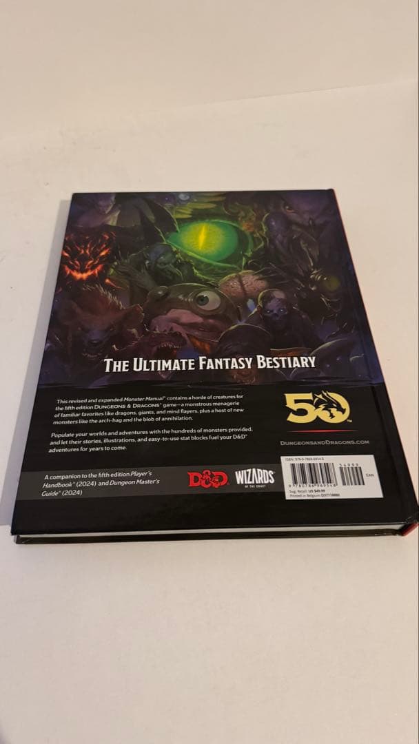 初版 D&D 5e Monster Manual (2024)