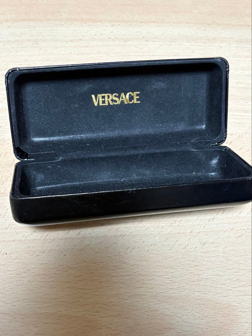 VERSACE ヴェルサーチ サングラス グレーレンズ ケース付き ヴィンテージ