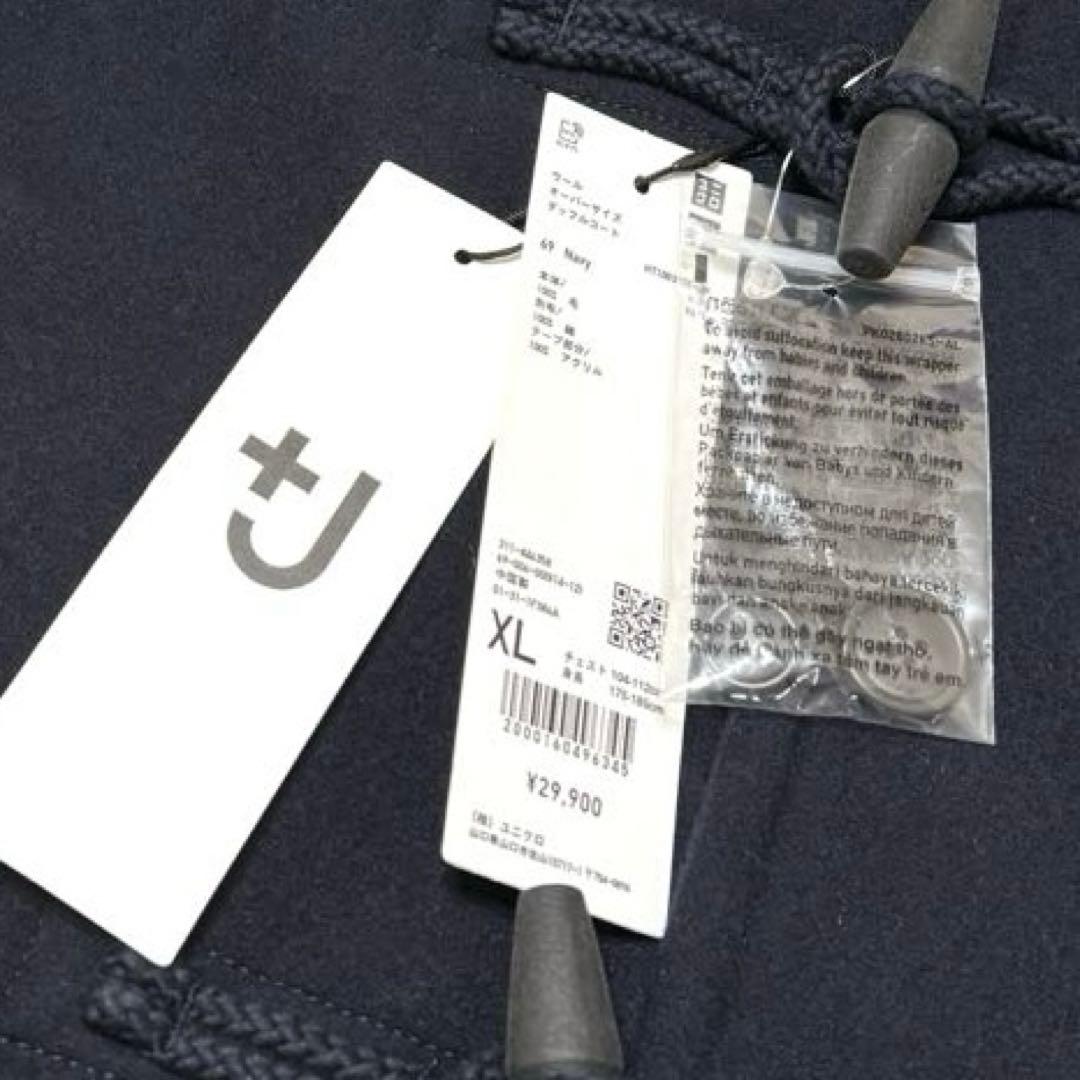 新品タグ付✨+j JIL SANDER ダッフルコート ネイビー Ｘ Lサイズ