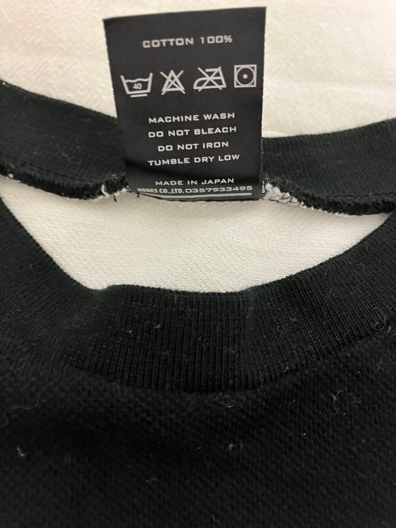 ナンバーナイン タンクトップ 黒/白 サイズ2 藤井フミヤ 着