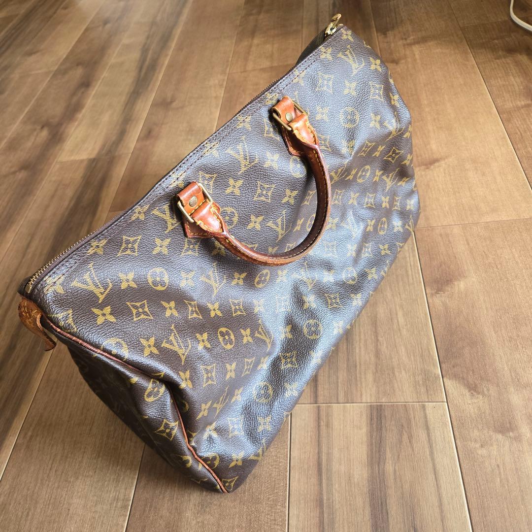 スピーディ40_モノグラム・キャンバスボストンバッグ/LV/ロゴ/PVC/BRW