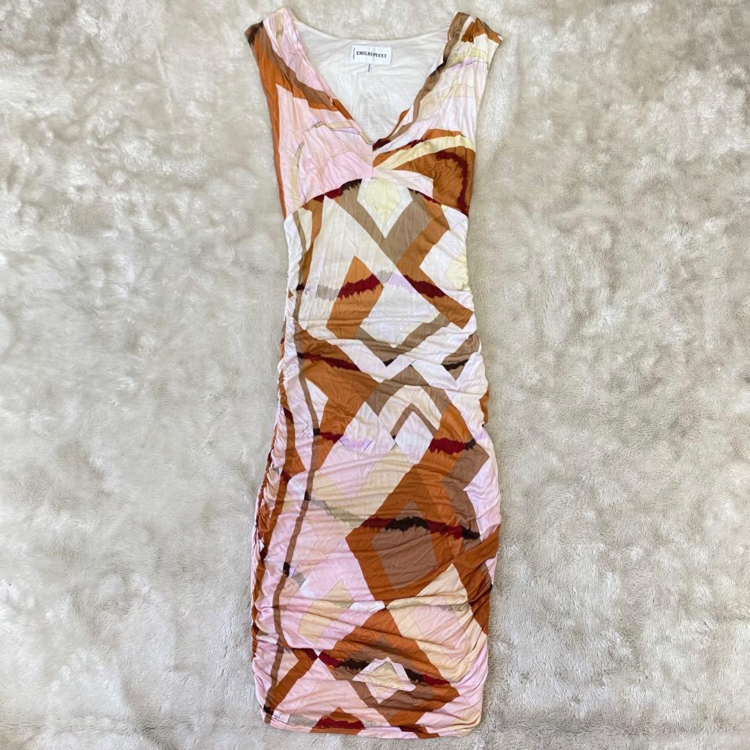 Emilio Pucci ✨良品✨ ノースリーブ タイト ワンピース 38