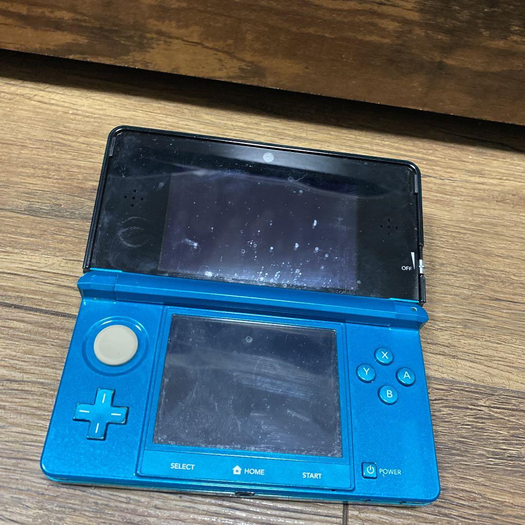ニンテンドー3DS アクアブルー　モンハン付き